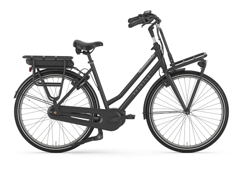 Gazelle-heavyduty-elektrische-fiets-zwart