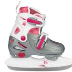 Nijdam-Verstelbare-Kinderschaats-Zilver-Roze
