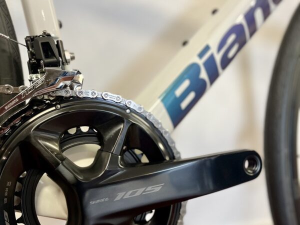 Bianchi-sprint-racefiets-wit