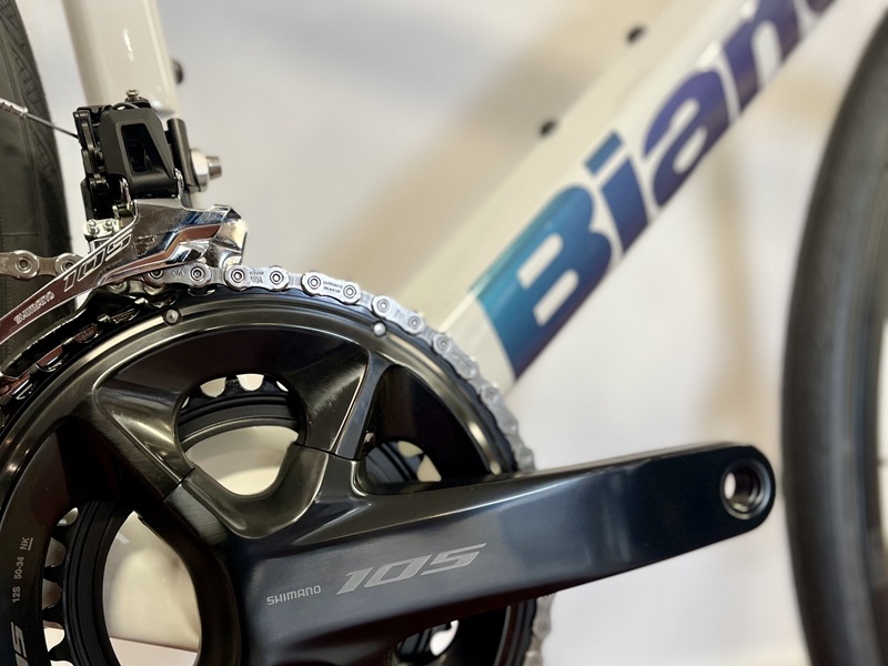 Bianchi-sprint-racefiets-wit