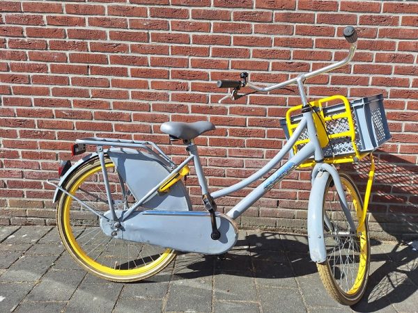 Popal 24 Inch Transportfiets Grijs Geel