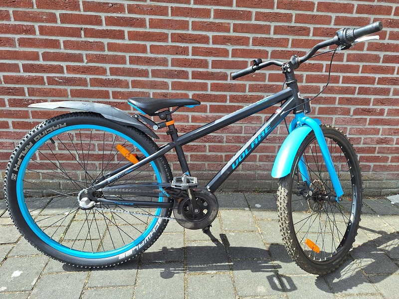 Volare Rocky 26 Inch N3 MTB Zwart Blauw