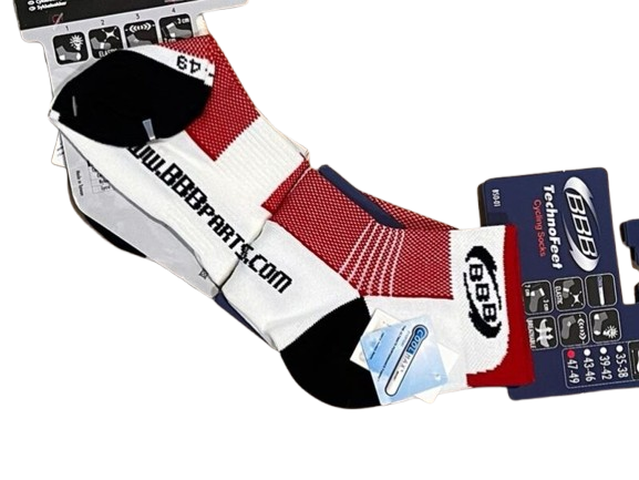 BBB fietssok coolmax rood