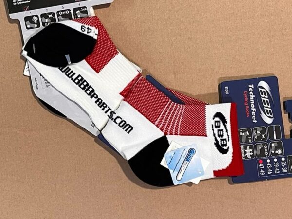BBB-fietssok-coolmax-rood