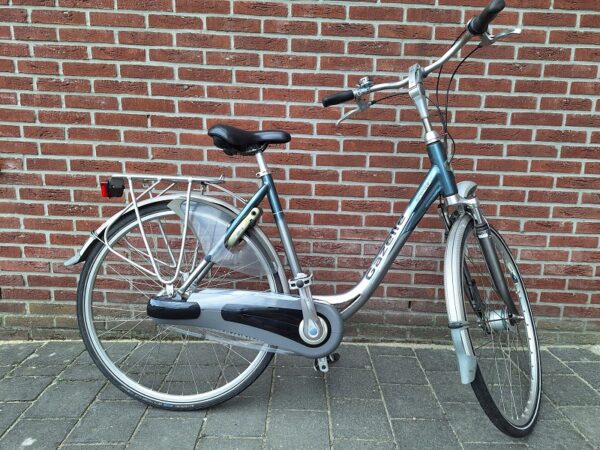 Gazelle Orange Plus N7 D53 Zilver Groen