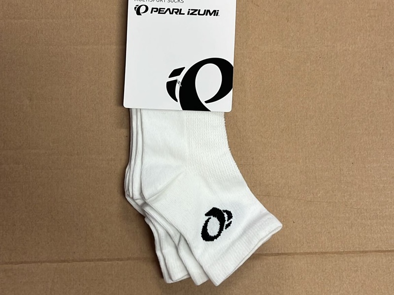 pearl-izumi-witte-sokken