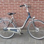 Gazelle Saphir Dames Goldline N8 57cm Blauw Zilver