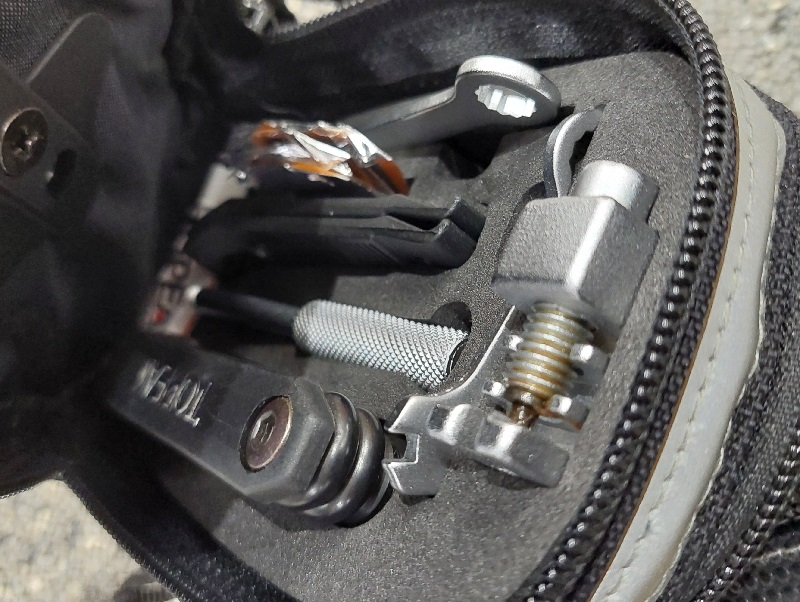 Topeak Zadeltas Met Gereedschap Binnenkant