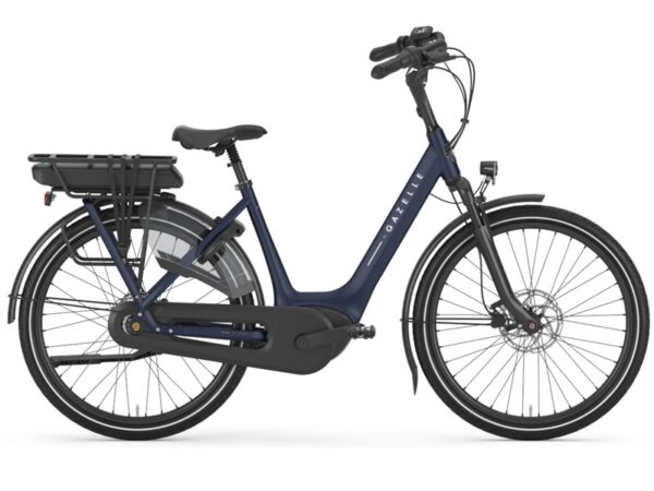 Gazelle-orange-c8-saturn-blue-kleine-elektrische-fiets