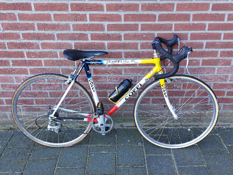 Coppi Junior 24 Inch 6V Geel Wit Blauw Rood