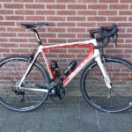 Eddy Merckx Carbon EMX1 55cm 22V 105 Rood Wit Zwart