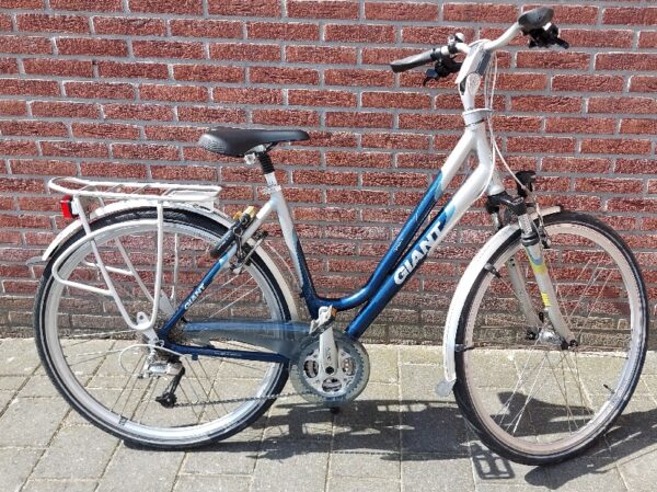Giant Freerider Dames 27V Medium Blauw Zilver