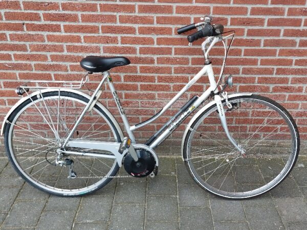 Gazelle Montreux T7 D57 Wit Grijs cassette